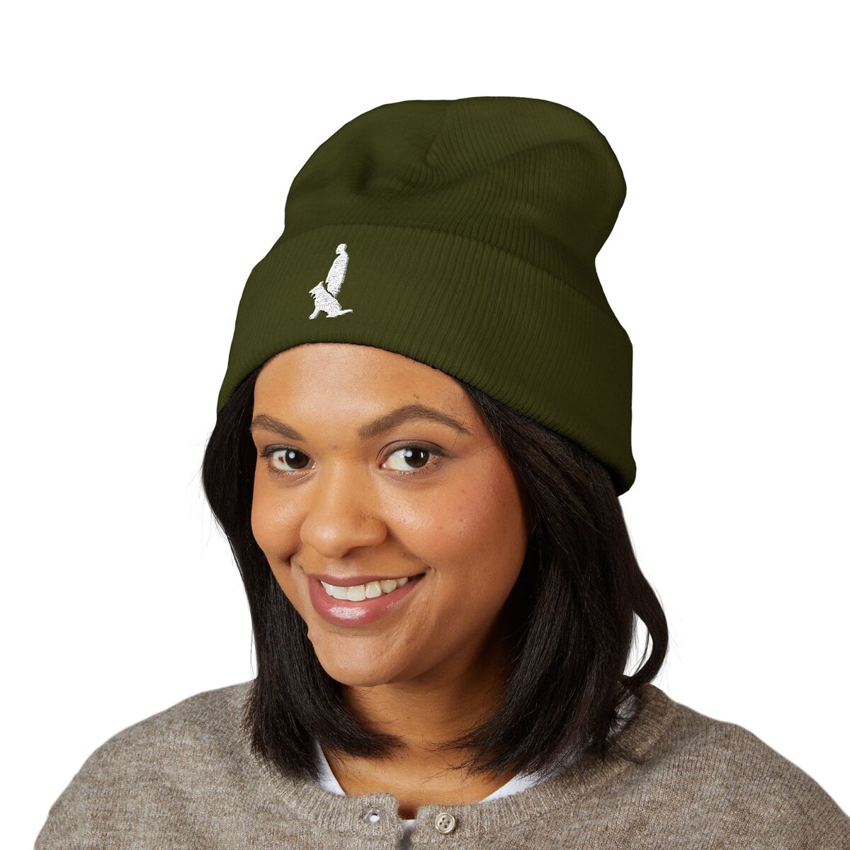 CCU Logo Beanie – Custom Canine Unlimited Tactical Winter Hat for K9 Trainers & Dog Handlers - Image 3