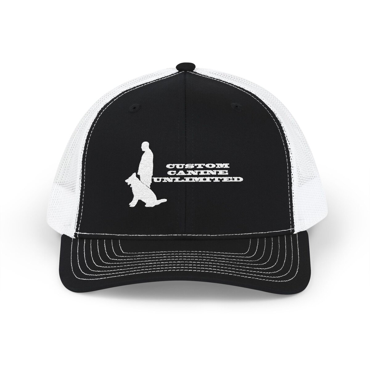 CCU Main Logo Snapback Trucker Cap – Stylish Embroidered Hat for Outdoors, Casual Wear, and K9 Enthusiasts