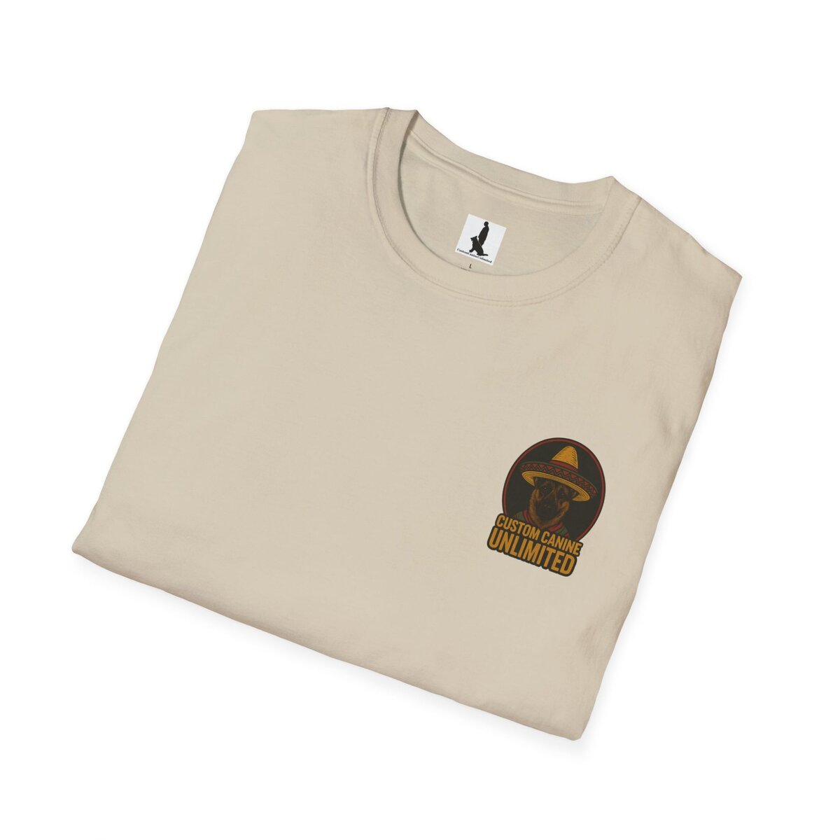 ¡NO TAN RÁPIDO, MUCHACHO! German Shepherd Sombrero T-Shirt | Custom Canine Unlimited - Image 4