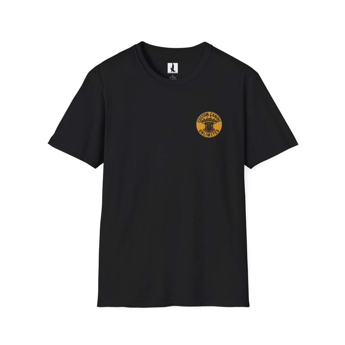 (Alternate Front Logo) ¡NO TAN RÁPIDO, MUCHACHO! German Shepherd Sombrero T-Shirt | Custom Canine Unlimited - Image 9