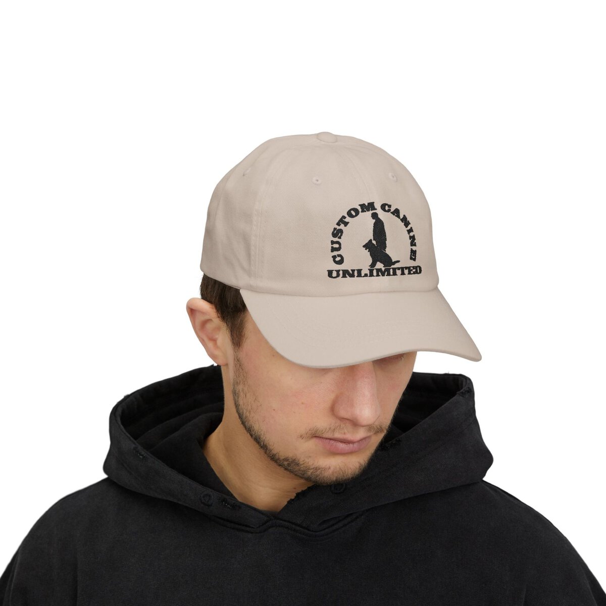 Dad Cap Custom Canine Logo Hat - Image 3