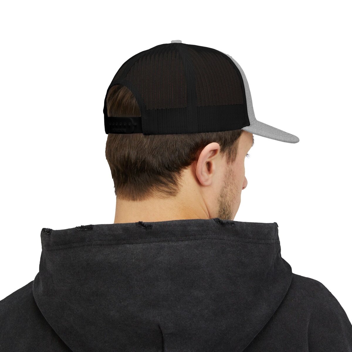 Custom Canine Unlimited Trucker Hat – K9 Decoy & Dog Silhouette | Loden Green Mesh Back Cap - Image 16