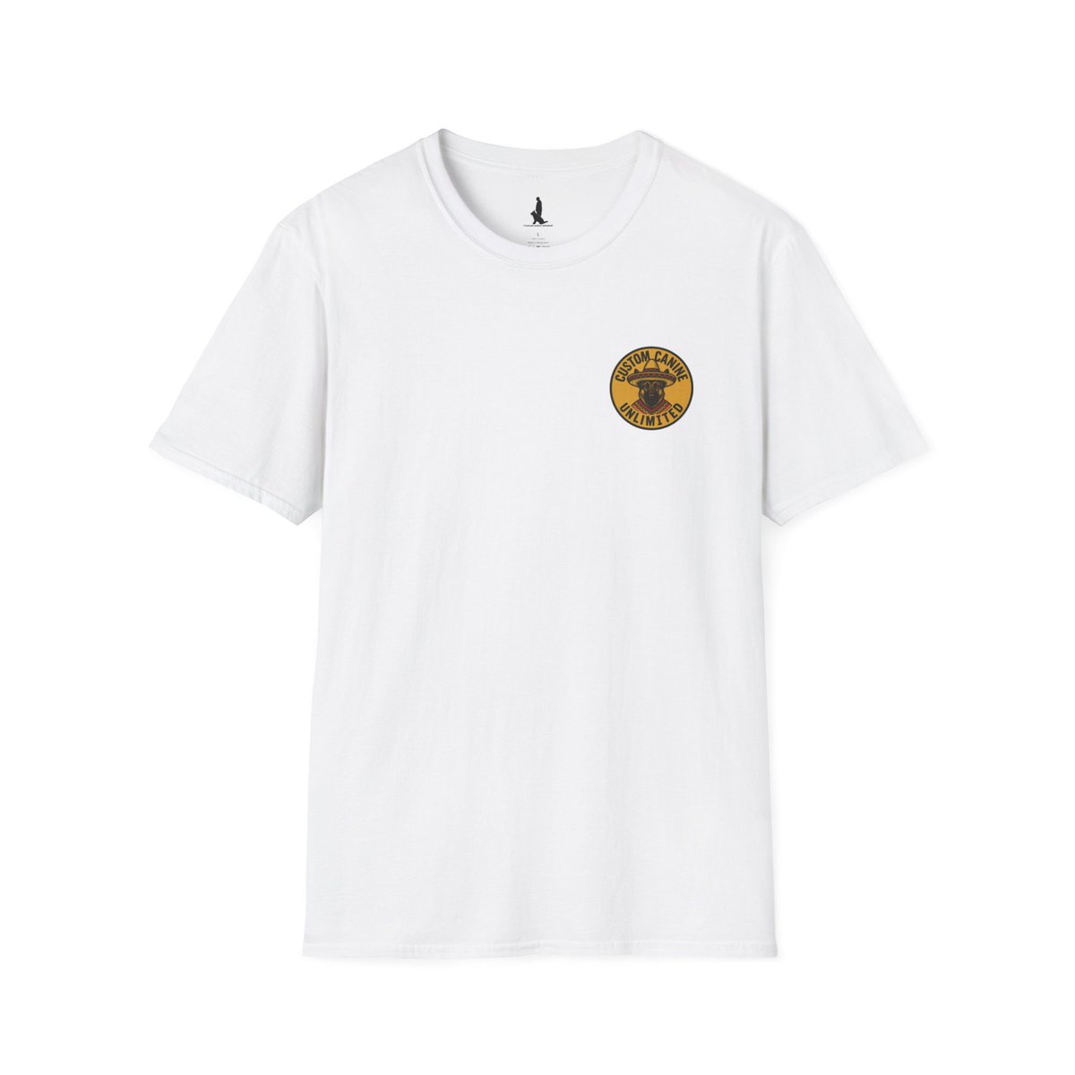 (Alternate Front Logo) ¡NO TAN RÁPIDO, MUCHACHO! German Shepherd Sombrero T-Shirt | Custom Canine Unlimited - Image 5