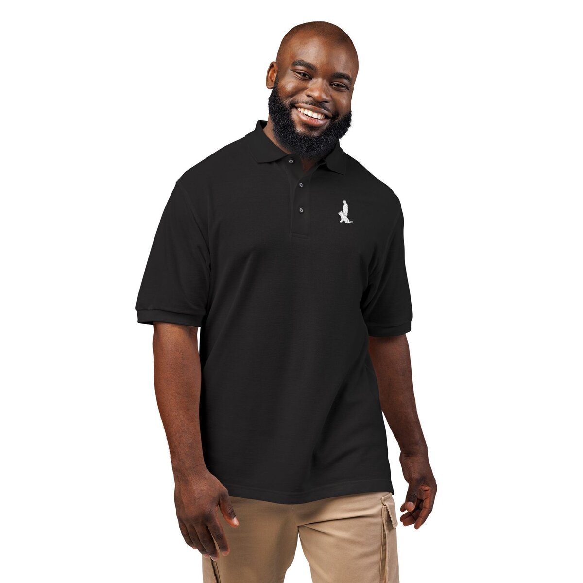 CCU Man & Dog Logo (embroidery) - White Logo Design - Image 4