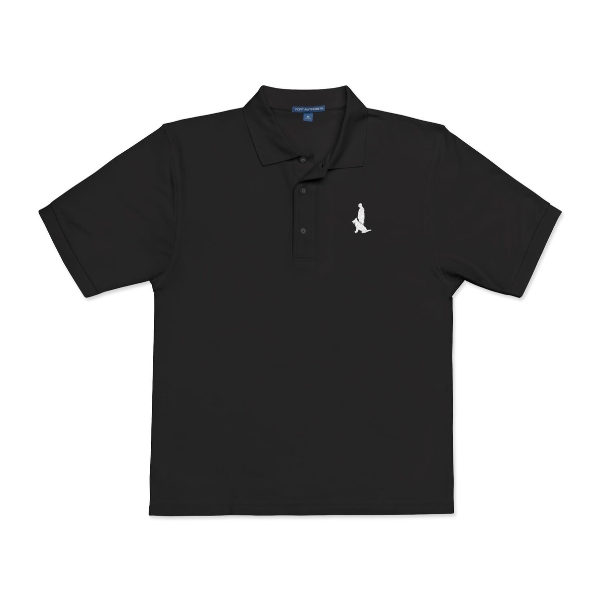 CCU Man & Dog Logo (embroidery) - White Logo Design