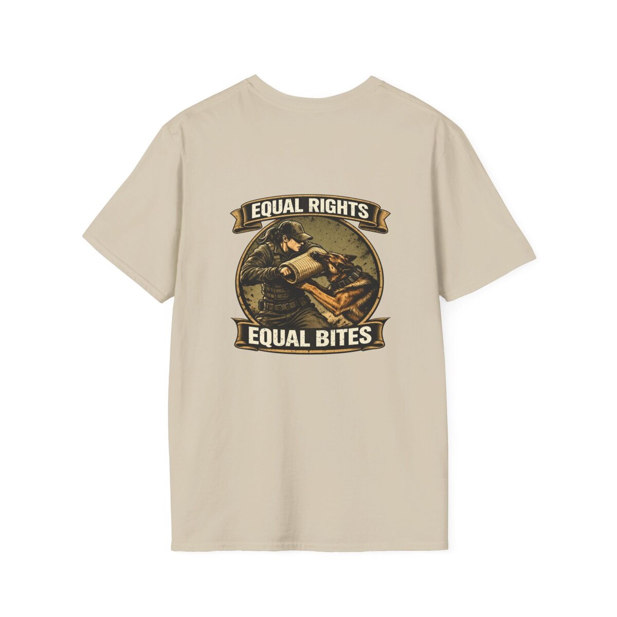 “Equal Rights Equal Bites” K9 Shirt | Working Dog Training Tee | Police K9 & Protection Dog Apparel - Image 42
