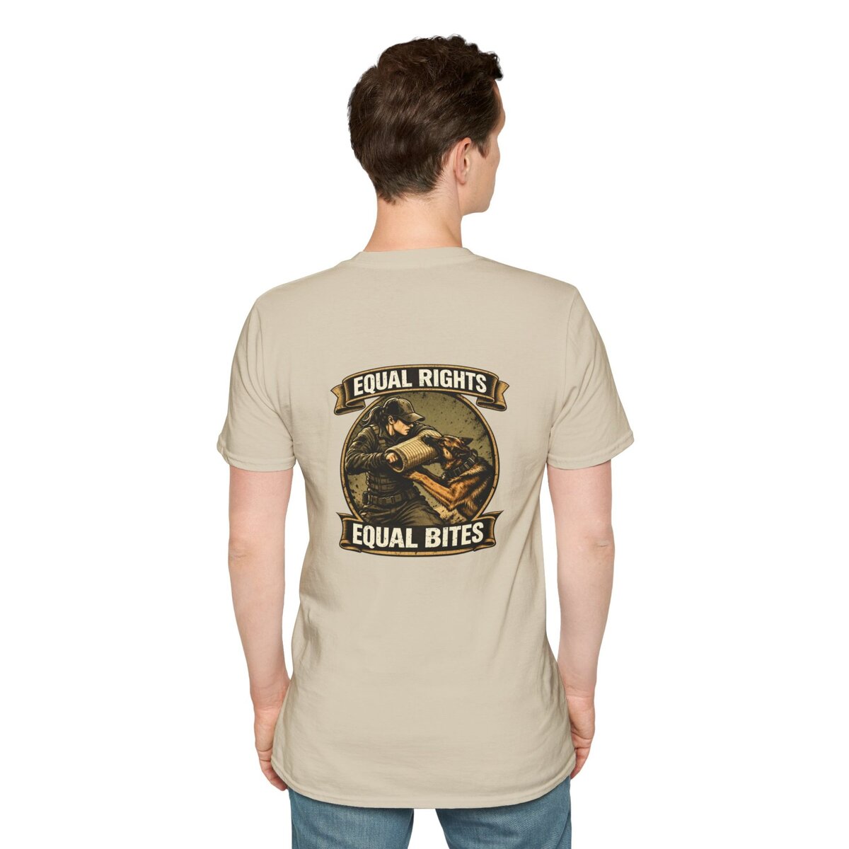 “Equal Rights Equal Bites” K9 Shirt | Working Dog Training Tee | Police K9 & Protection Dog Apparel - Image 48