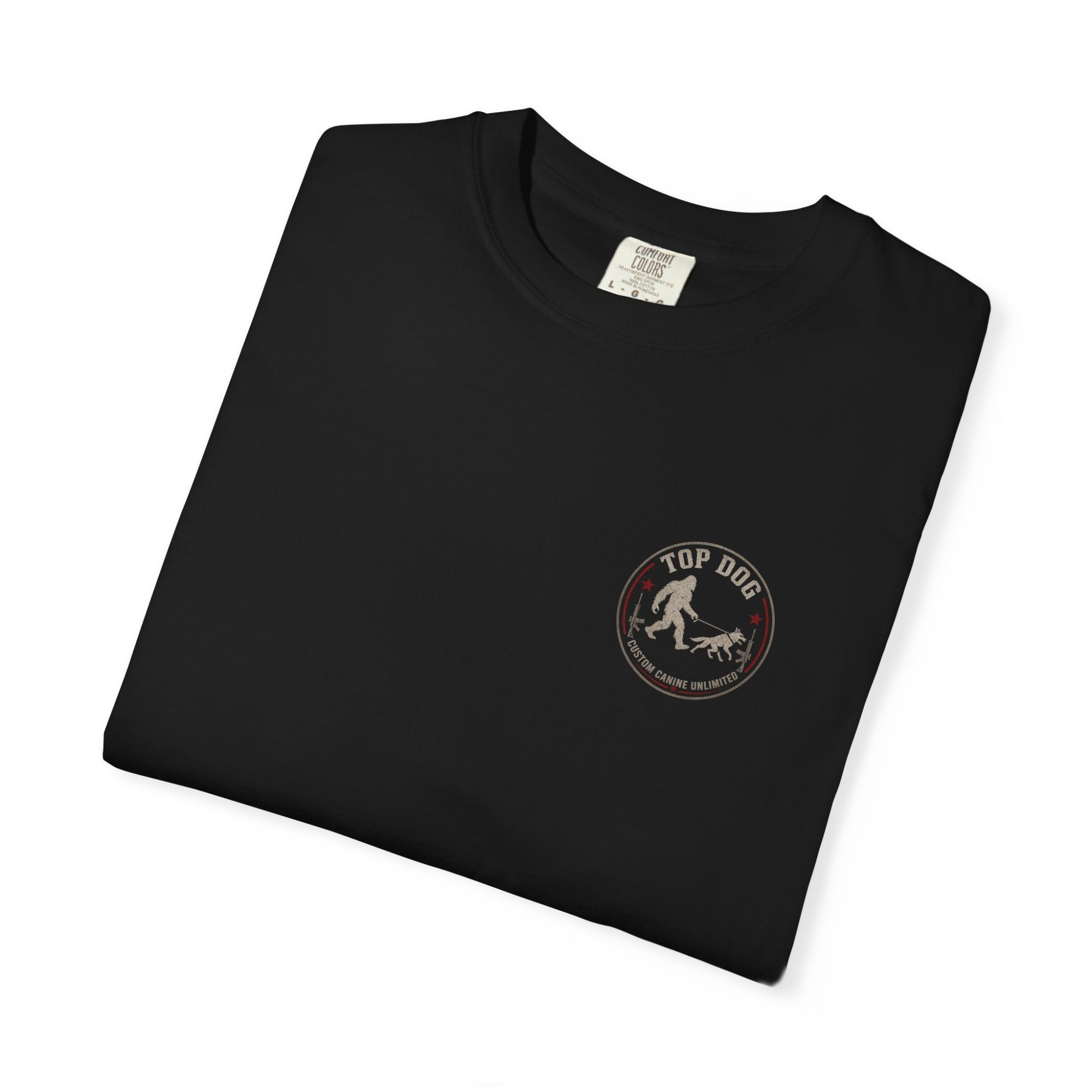 Top Dog Shirt Sasquatch and Dog Design - Image 3