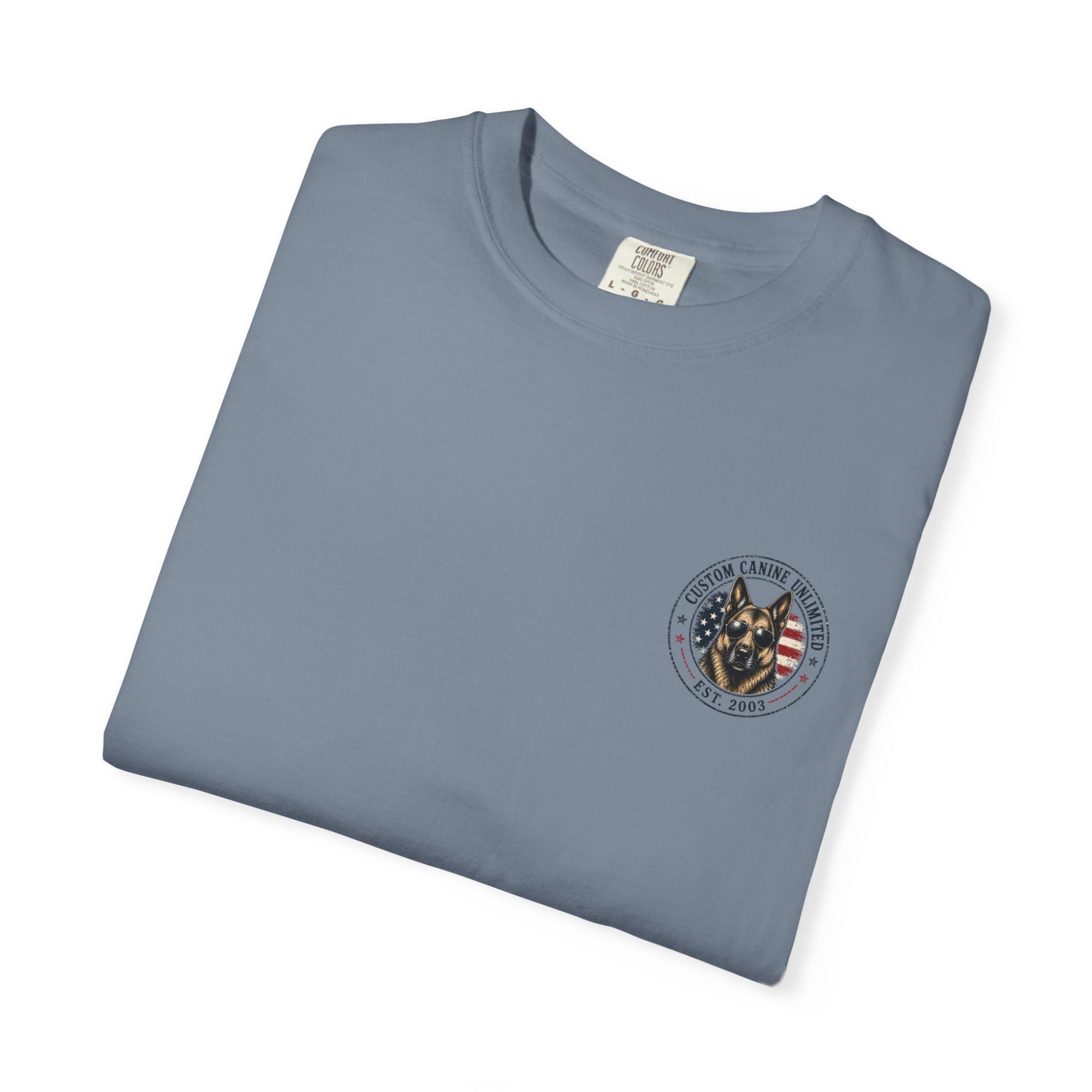 “It’s The American Way” K9 German Shepherd 4th of July Graphic Tee - Image 35