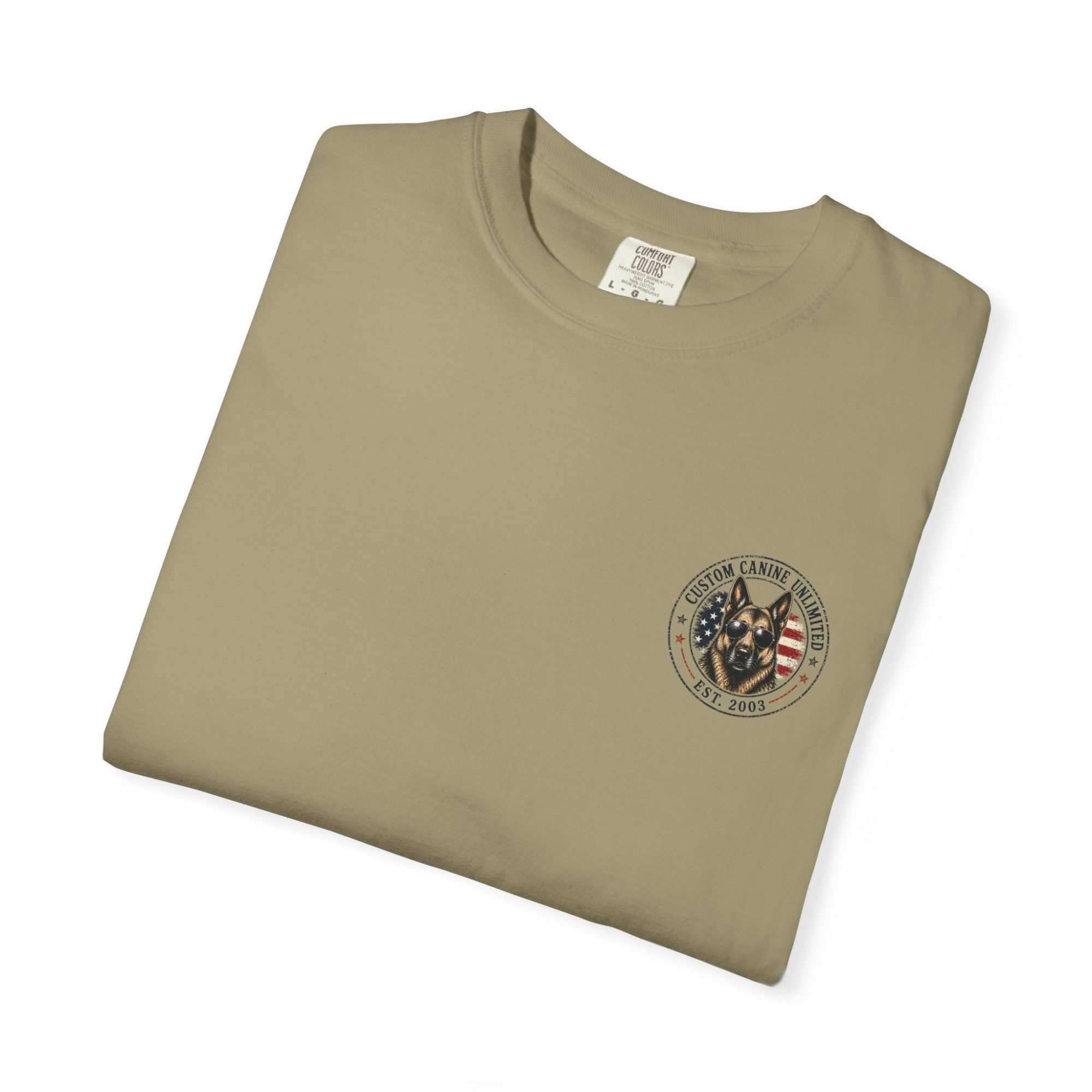“It’s The American Way” K9 German Shepherd 4th of July Graphic Tee - Image 15