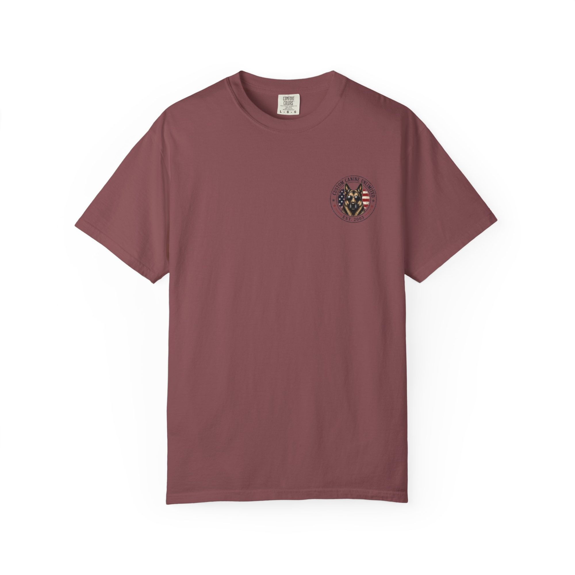 “It’s The American Way” K9 German Shepherd 4th of July Graphic Tee - Image 5