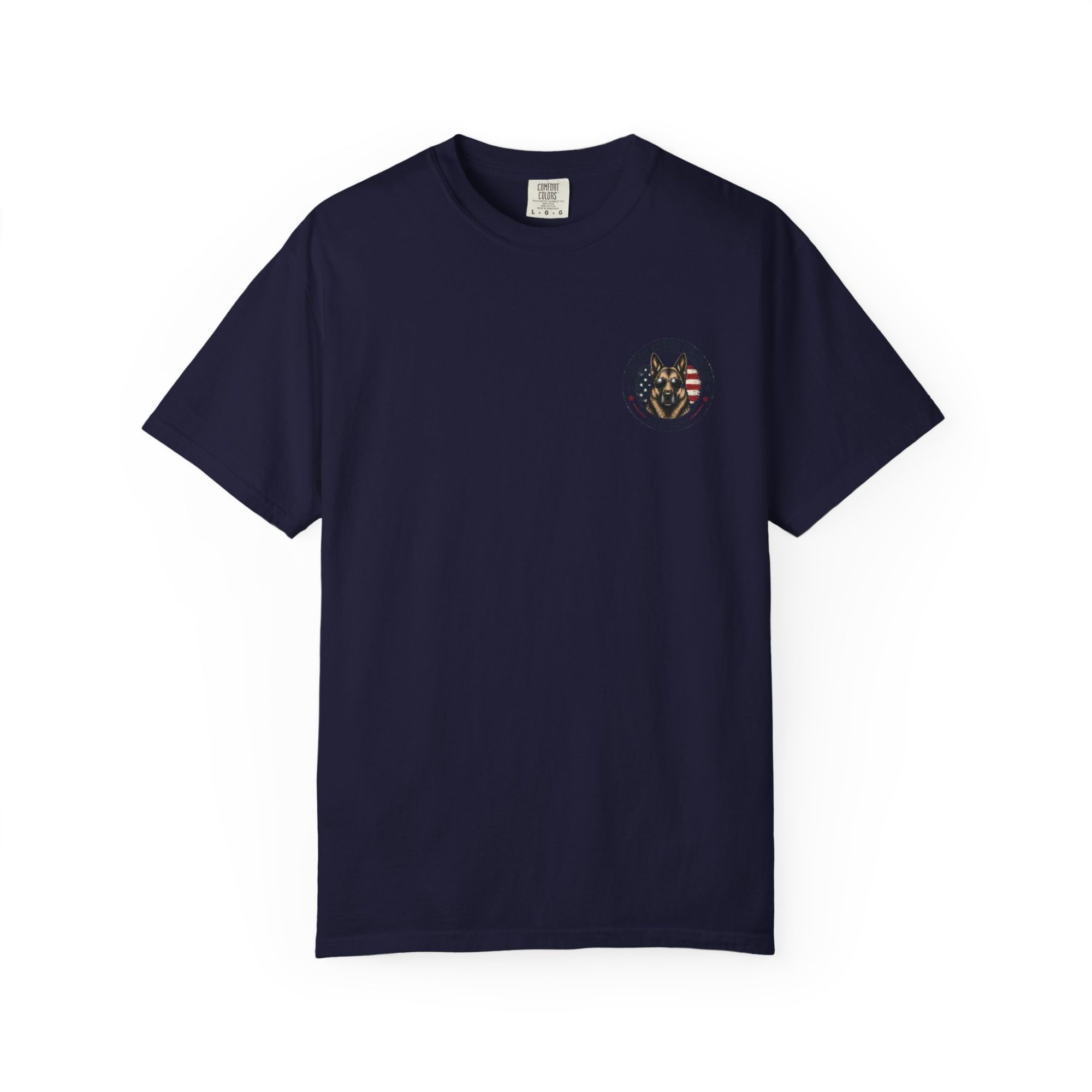 Patriotic German Shepherd T-Shirt — American Flag & Fireworks Design - Image 17