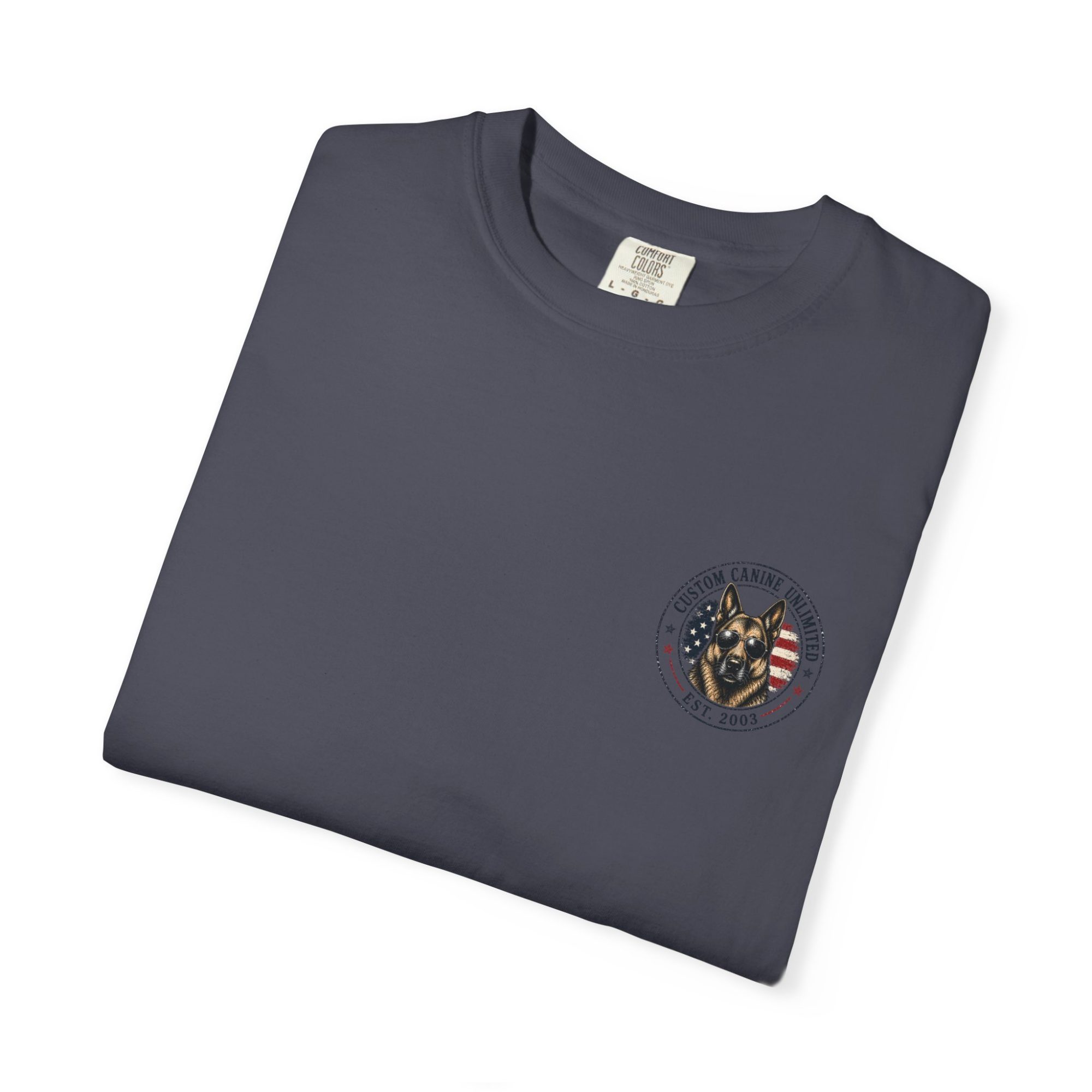 Patriotic German Shepherd T-Shirt — American Flag & Fireworks Design - Image 27