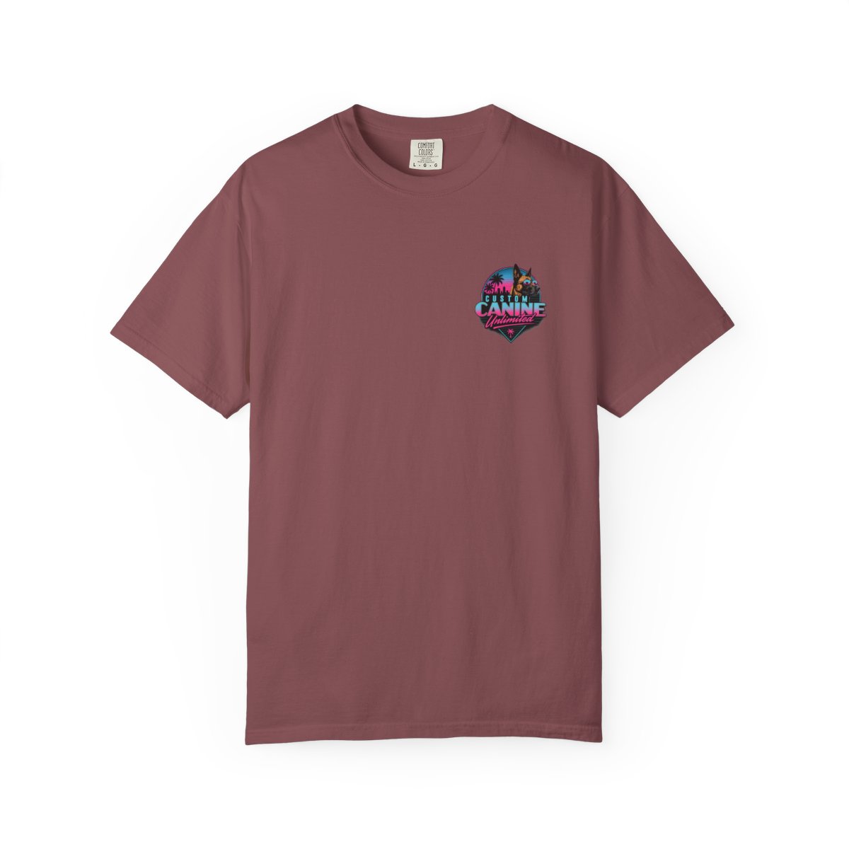 CCU Retro Dog T-Shirt — Vintage Miami Vaporwave Graphic Tee - Image 6